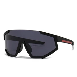 Sps04 One-Piece Oversized Frame One-Piece Retro Sunglasses Modern Charm Glasses Trendy Street Photography Cross-Border Sunglasses