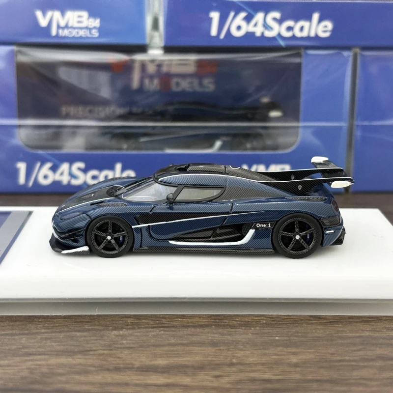 

VMB 1/64 ONE1 Blue Carbon Color Resin Stocks In 2025 Collection Gift Scale Model Car