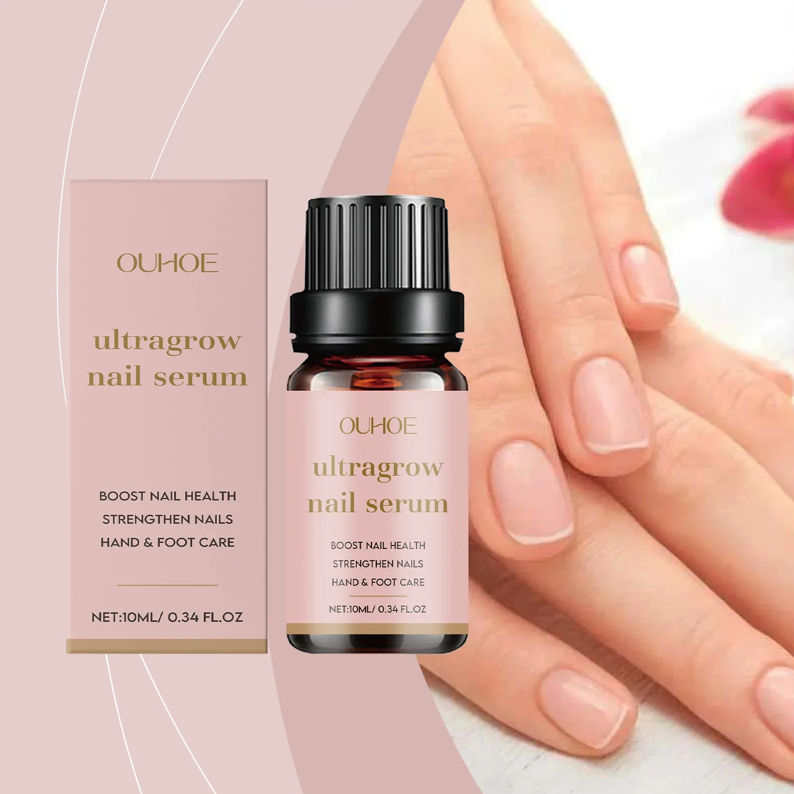 OUHOE 네일 케어 액체 실온 및 영양 손, 발, 손톱, 청소, 유지 관리, 연화 네일 액체