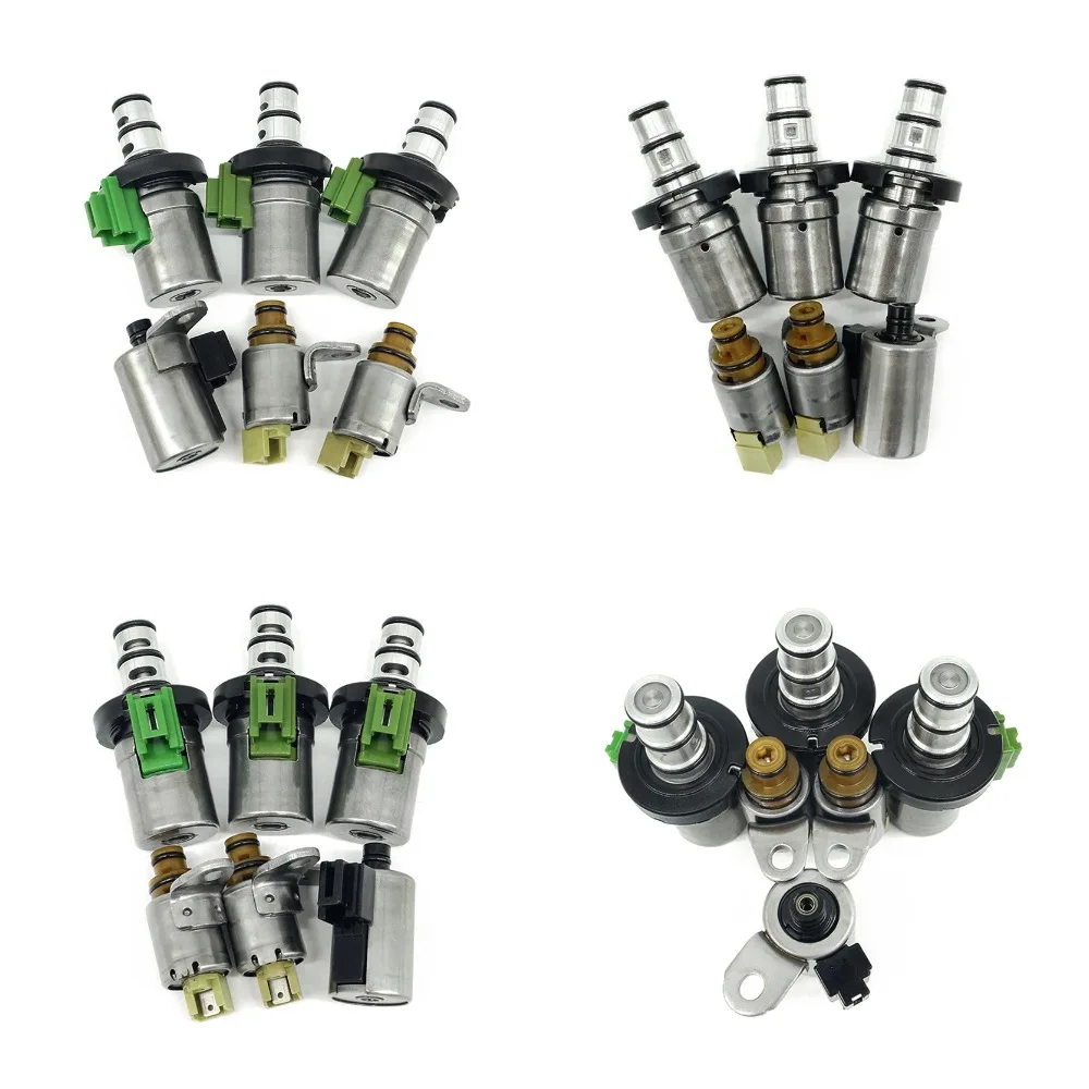 6pcs Transmission Shift EPC PWM Solenoid Kit 48420K-R for 4F27E FN4A-EL Mazda 2 3 5 6 CX-7 MPV Focus