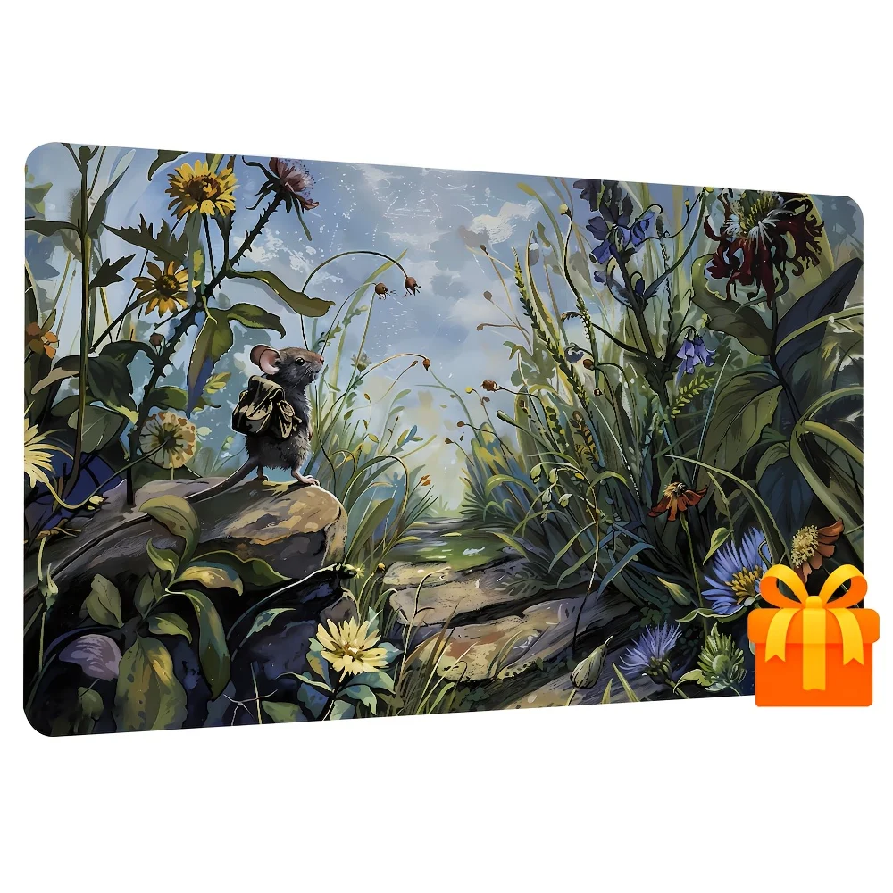 Anime Plain Game Mat Card Board Game Mat Suitable for Collectible Card Games, Collectible Card Collectors, and TCG Players Only