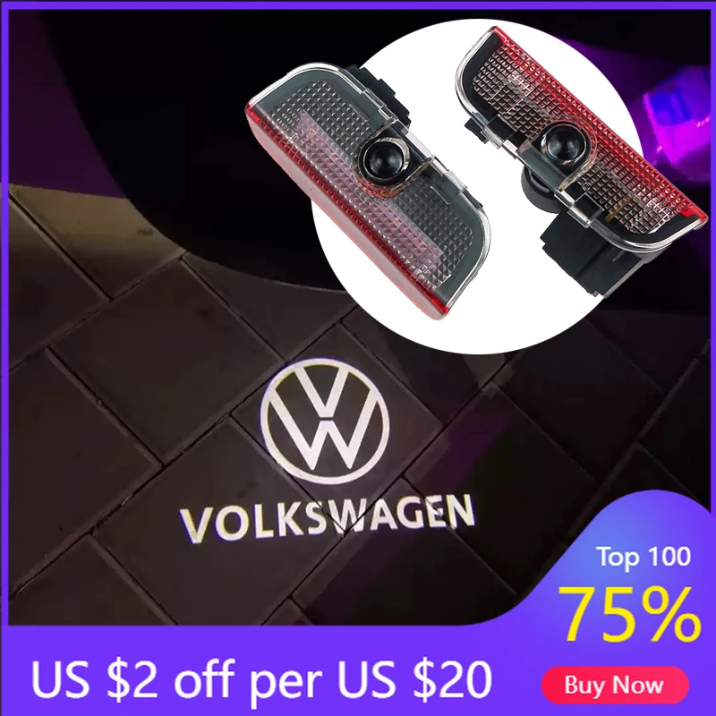 

VW GTI GOLF 2026 Горячий для VW VOLKSWAGEN 2 шт./компл. для Volkswagen VW Golf CC Touareg Passat Scirocco Tiguan Variant B8 Автомобильная дверь Lig