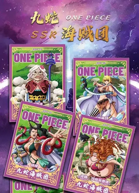 New One Piece Cards Luffy Anime Booster Box Rare Anime Playing Game SP SSP Card Metal Card Diamond Card Children Toy Gift