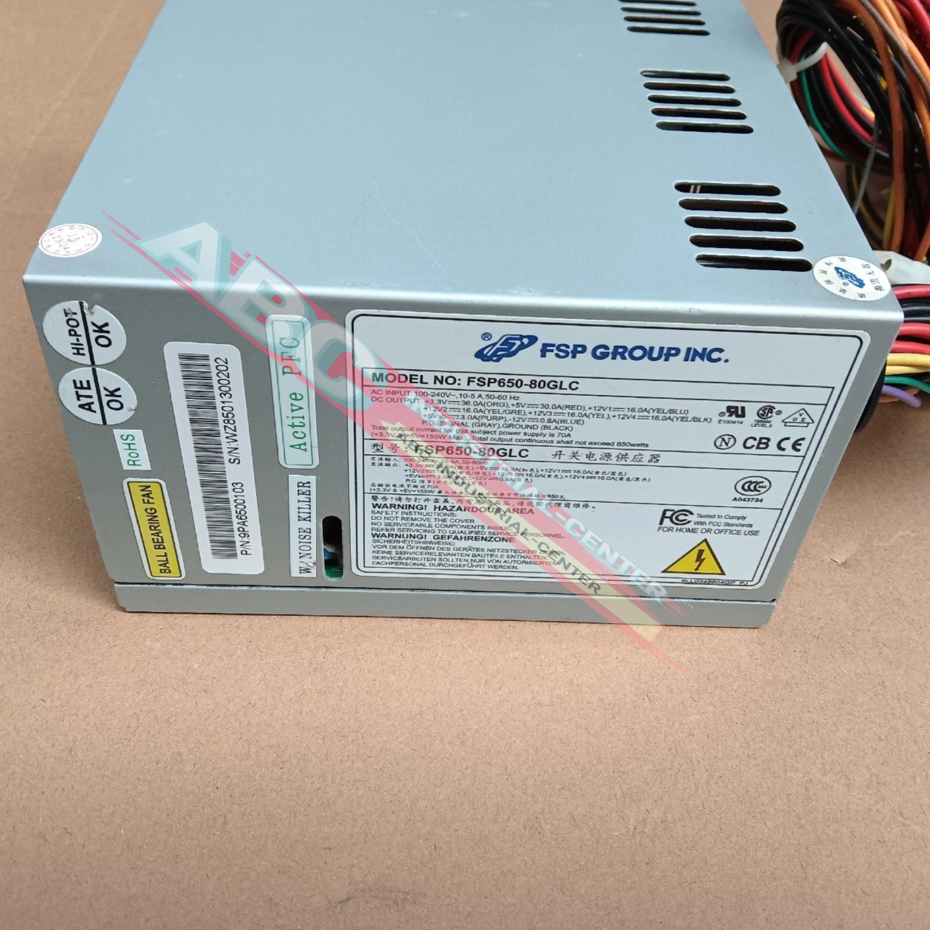 

FSP600-80PSA(SK) brand new Industrial control computer power supply FSP650-80GLC