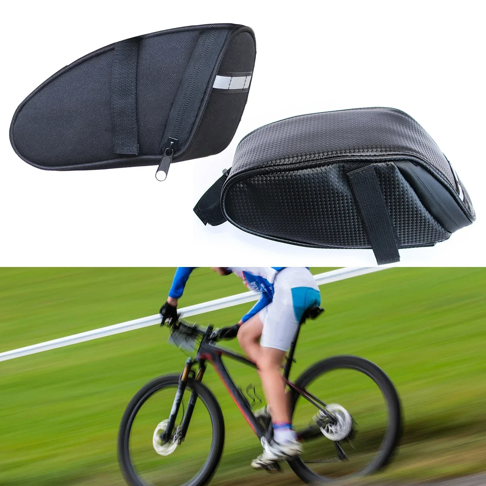 Bicycle Bag Bike Saddle Bag Cycling Seat Tail Pouch Under SeatPacks Seatpost Storage Bag Pannier Backpack Bicycle Accessories