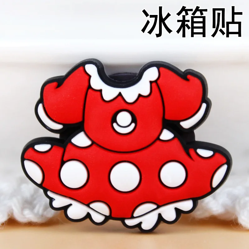 Disney Mickey Minnie Silicone Fridge Magnet Home Decore Mini Refrigerator Home Decoration Sticker Magnets For Fridge Souvenir