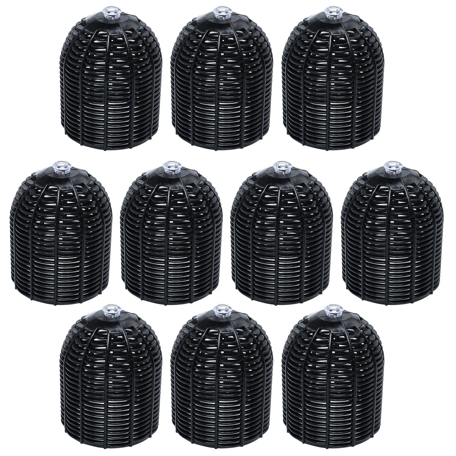 

10Pcs Simulation Rattan Lampshade for String Light Decor Plastic Shade Hanging Home Warm Lighting Fixture Decorative Lamp Cover