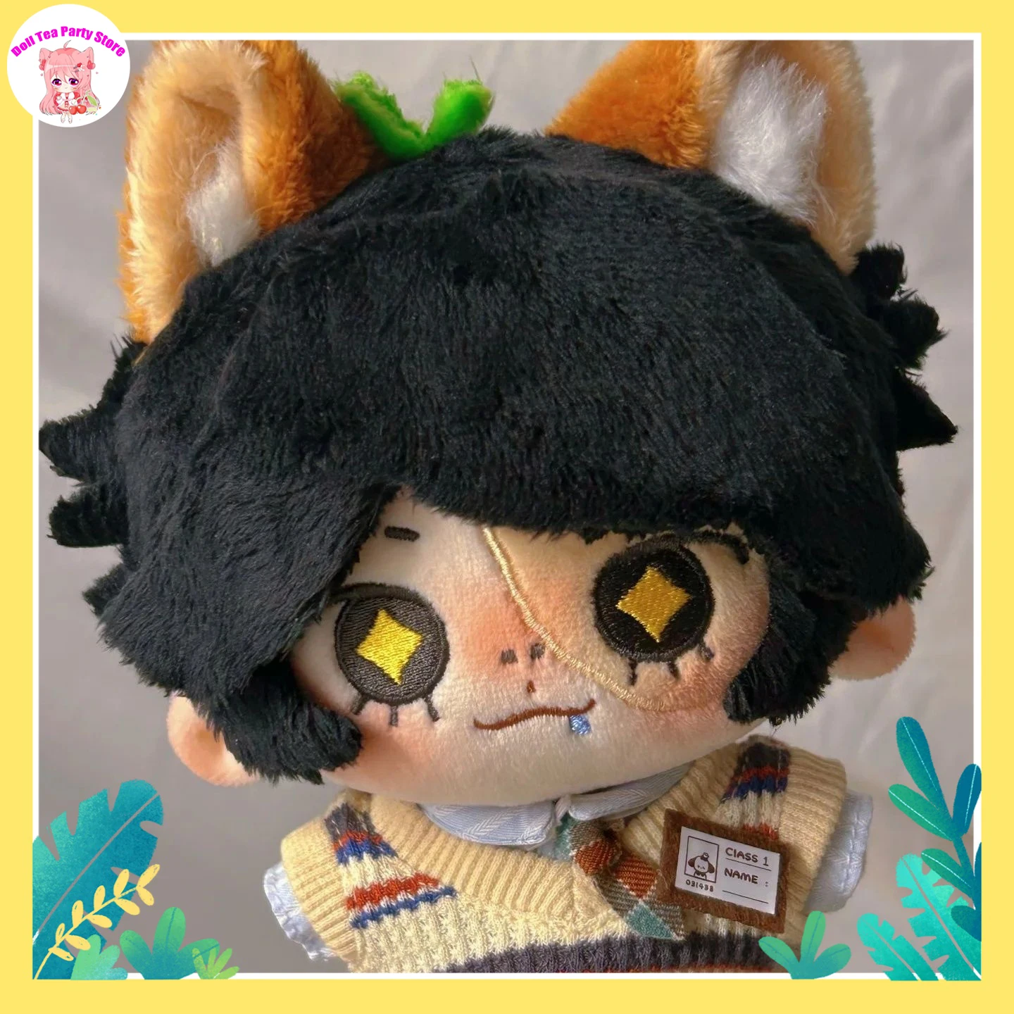 

Original 15cm Game Identity Ⅴ Norton Campbell Prospector Q Version Plush Stuffed Cotton Doll Cute Printed Body Toy Anime