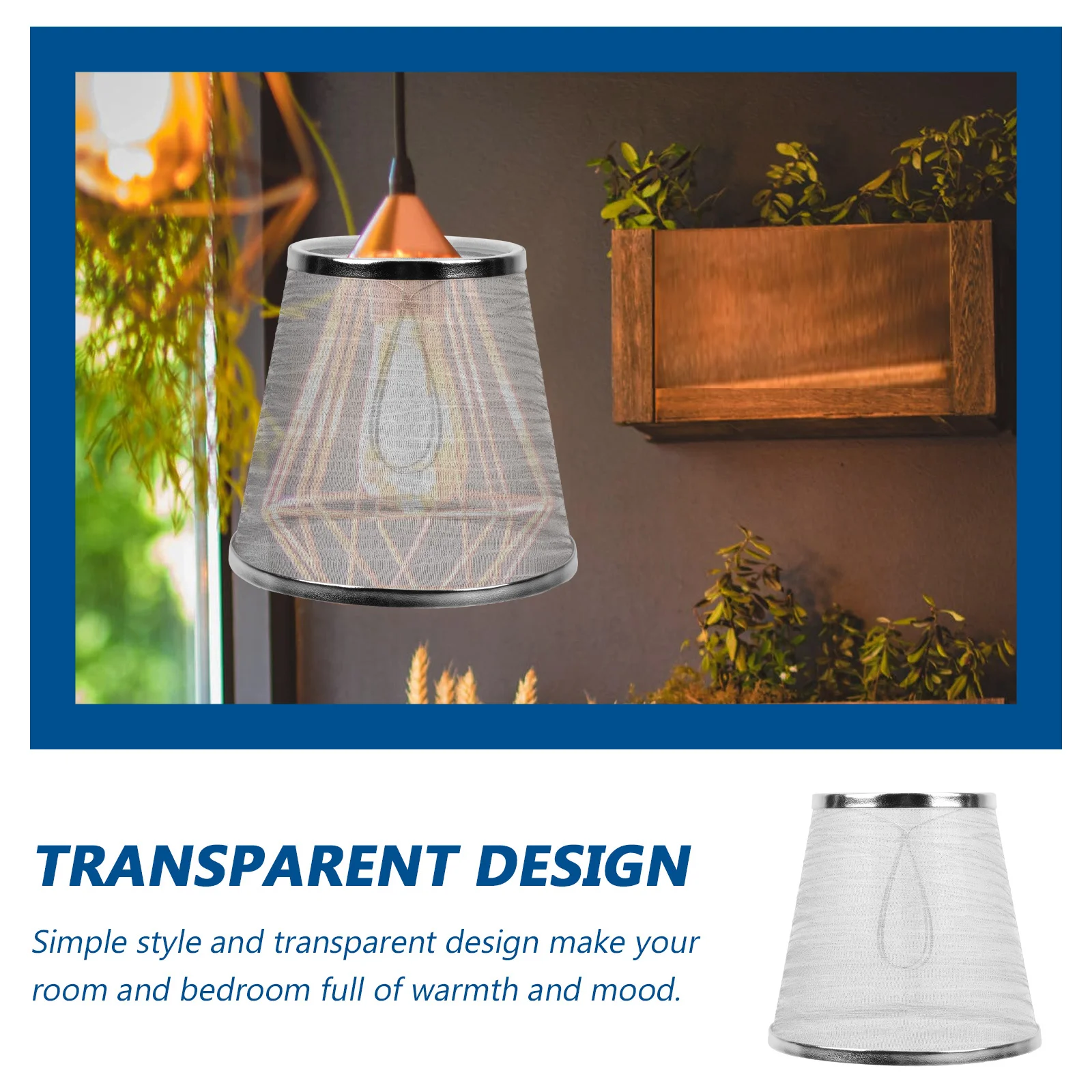 

Round Transparent Cloth Lampshade Simple Style Suitable for Wall Floor Ceiling Lamps Decorative Light Cover Home Bedroom Warm