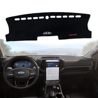 for Ford Ranger Raptor 2023 2024 2025 Car Dashboard Mat Sunshade Protective Carpet Dash Mat Dashmat