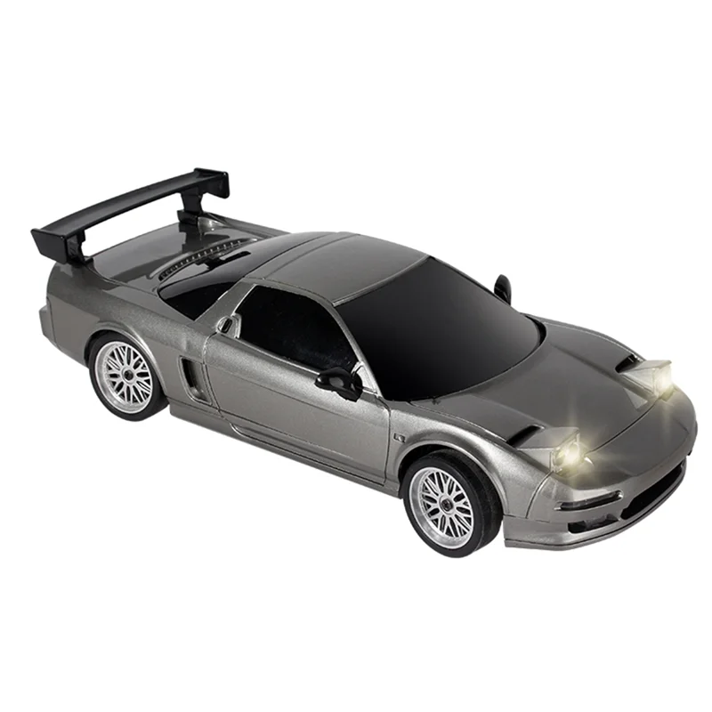 MACH-LD1803 1/18 2.4G 2WD RC Auto Drift Veicoli Luci a LED Modello controllato in scala completa Bambini Argento Facile installazione