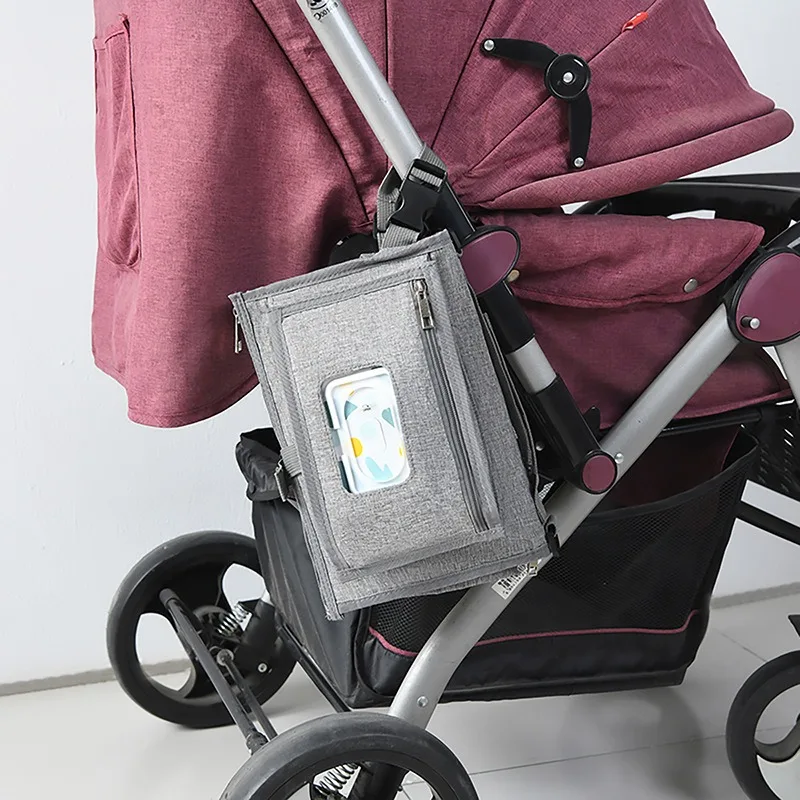 Portable Baby Urine Septum Multi-function Portable Diaper Pad Travel Outdoors Folding Diaper Bag