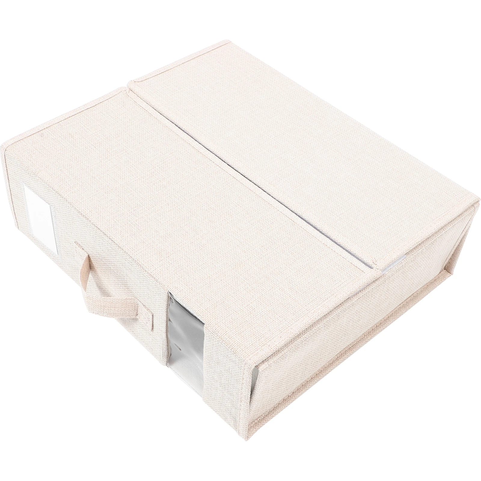 

Bed Sheet Storage Box Bedsheet Organiser Wardrobe Organizers and Bedding Imitation Hemp Bedroom