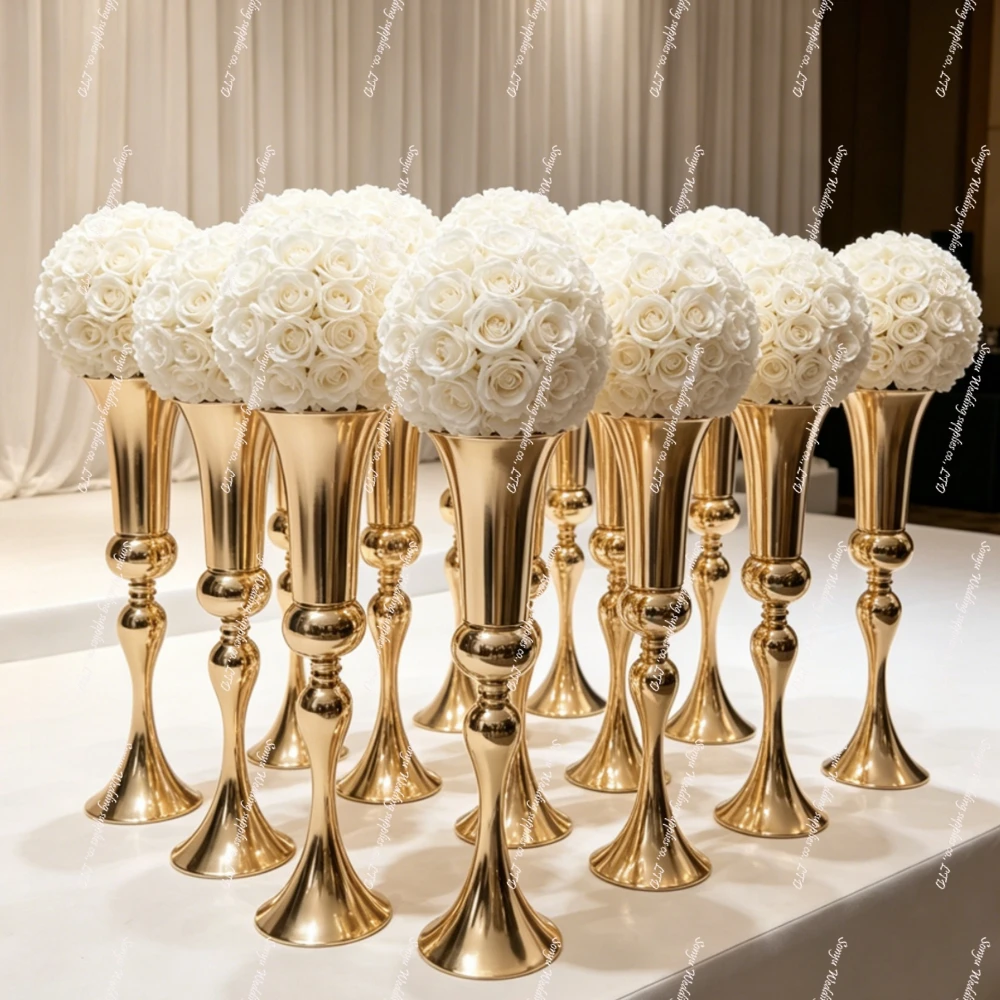 Centerpiece Vase Tall - 4-10 stuks) 50cm-100cm) Hoge Bruiloft Tafeldecoratie