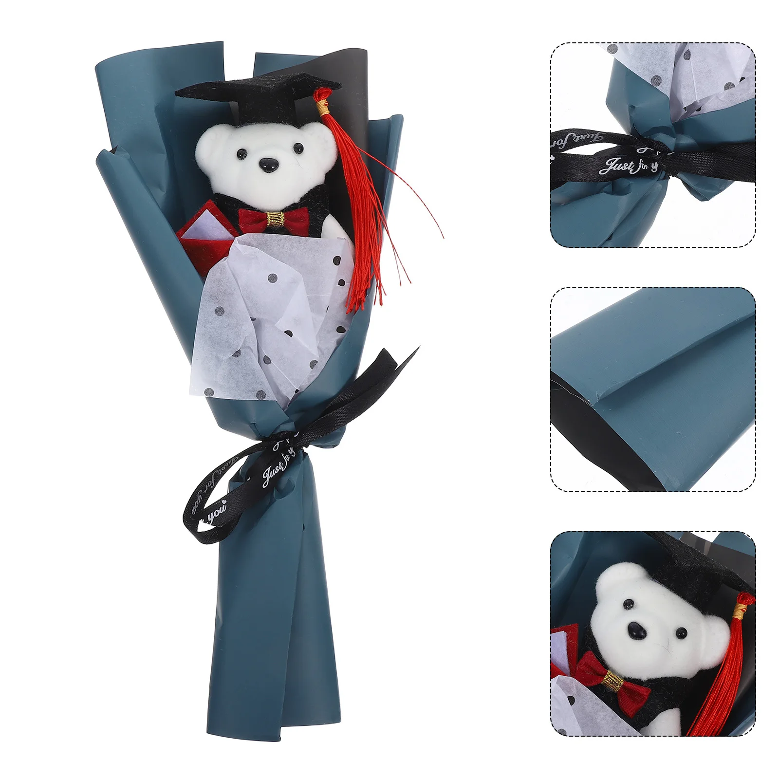 

Adorable Favor Bear Friends Classmates Photo Prop Cute Bear Bouquet Graduation Party Decoration Stuffed