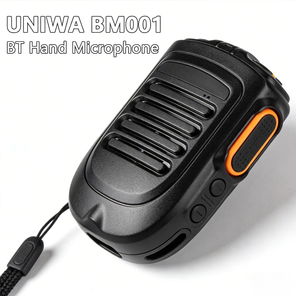 UNIWA BM001 Zello Walkie Talkie Zello SOS Zello PTT Button 2000mAh POC Handheld Wireless BT Microphone for Alps UNIWA F400