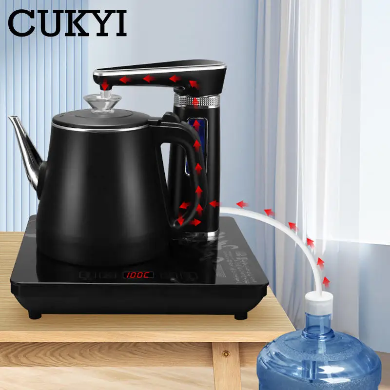 110V 220V Insulation Electrick kettle Water dispenser Automatic Tea Brewing machine Noodles Cooking stove Stainless steel Teapot