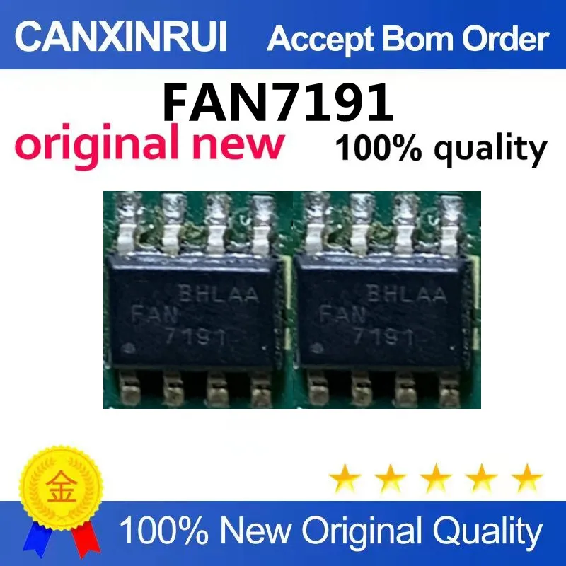 (5-100piezas)FAN7191 Automotive New Energy Computer Board SMD 8-Pin