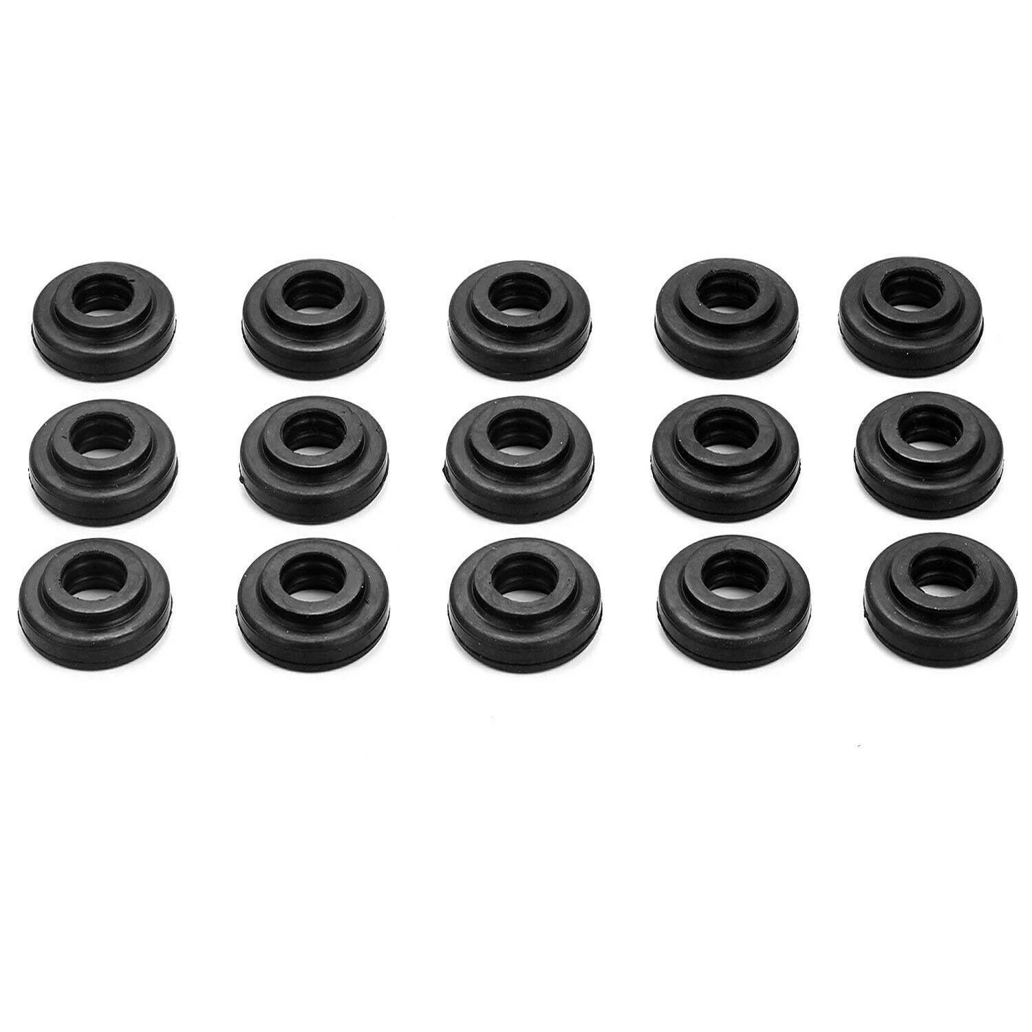 15X Engine Valve Cover Bolt Seals Fits 11121726537 for-BMW E46 E39 E36 E60 525I 325I 330I X3 X5 M54B30