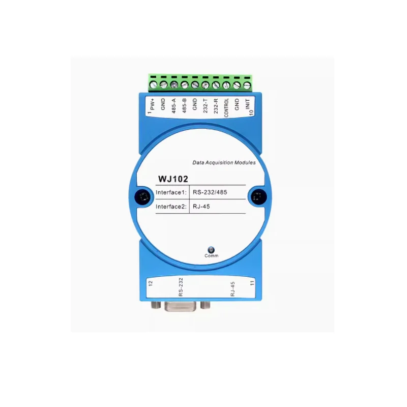 Modbus RTU to TCP gateway protocol conversion RS232/485 to network serial port service WJ102