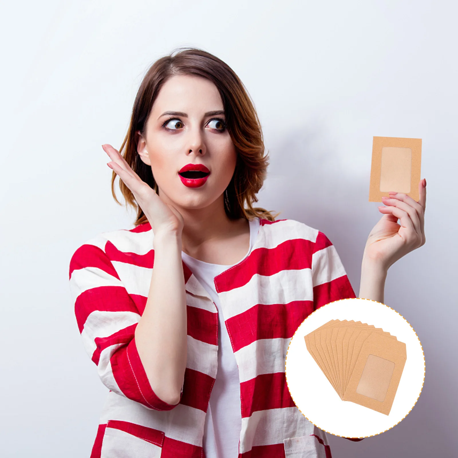 25 sobres de invitación Kraft, diseño Simple y elegante para tarjetas de correo, fotos, letras, perfectos para bodas, fiestas y