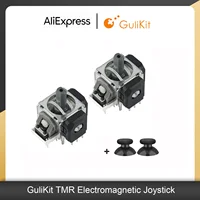 10 Pares de Joysticks Electromagnéticos GuliKit TMR con Tapas para Controles de PS4, PS5, Switch Pro y Xbox Series, Accesorios de Reparación para Juegos