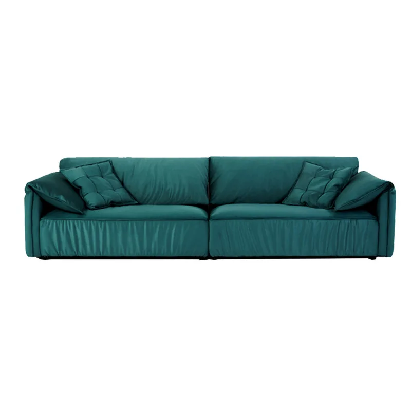 

Frosted fleece straight row technical cloth elephant ears down sofa Italy