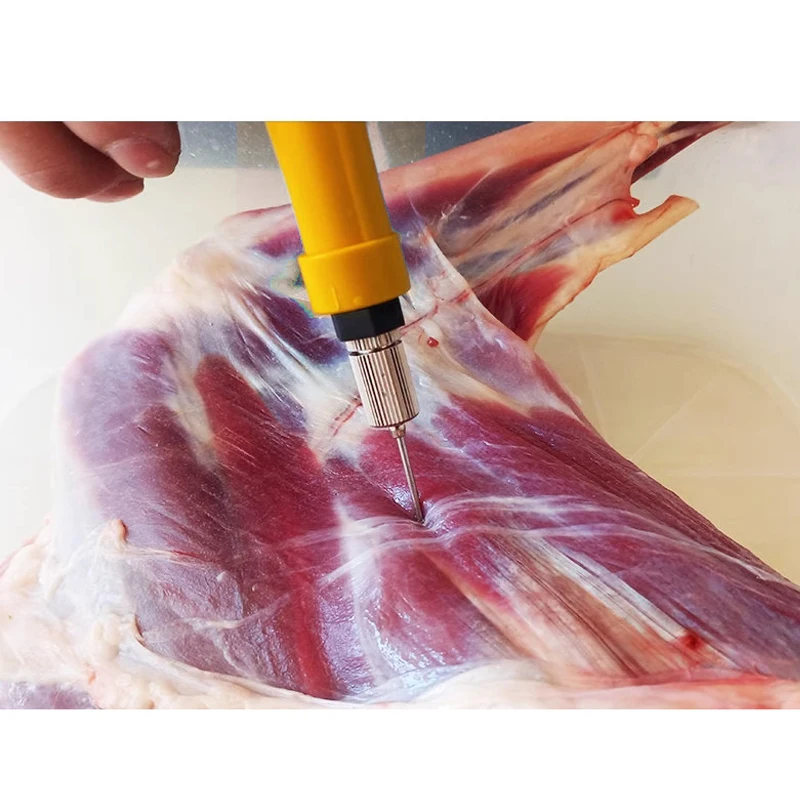 Imagem -06 - Arma de Bomba de Bacon o Elétrica Seringa Salina de Carne Processador de Carne Injetor de Água Salgada Marinada de Alta Pressã