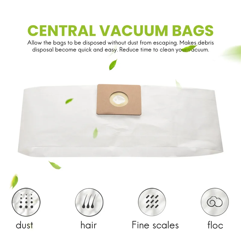 Sacs filtrants de remplacement de Type A, 18 paquets, pour aspirateur Shop Vac de 1.5 gallons, pièce de rechange 90667 SV- 9066700   VENTES