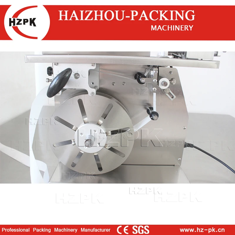HZPK mesin pelabelan sudut kanan 90 derajat | Pelabel otomatis berperekat untuk karton dan MT-90 penyegel tahan Tamper