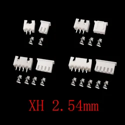 50Sets JST XH 2.54mm Pitch 2/3/4/5 Pin Male Plug Female Socket Housing Terminal Kit Pin Header JST Connector XH2.54 DIY Kits