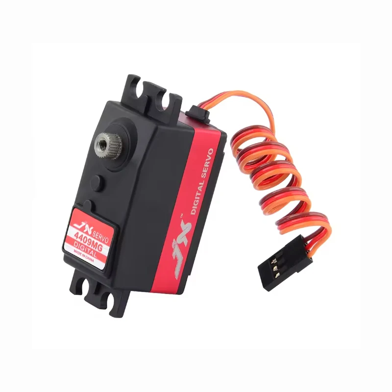 JX PDI-4409MG 9KG Cyfrowe Serwo - Metalowe Koło Zębate, Niskoprofilowe, do Samochodów RC i Robotów w Skali 1/8 i 1/10
