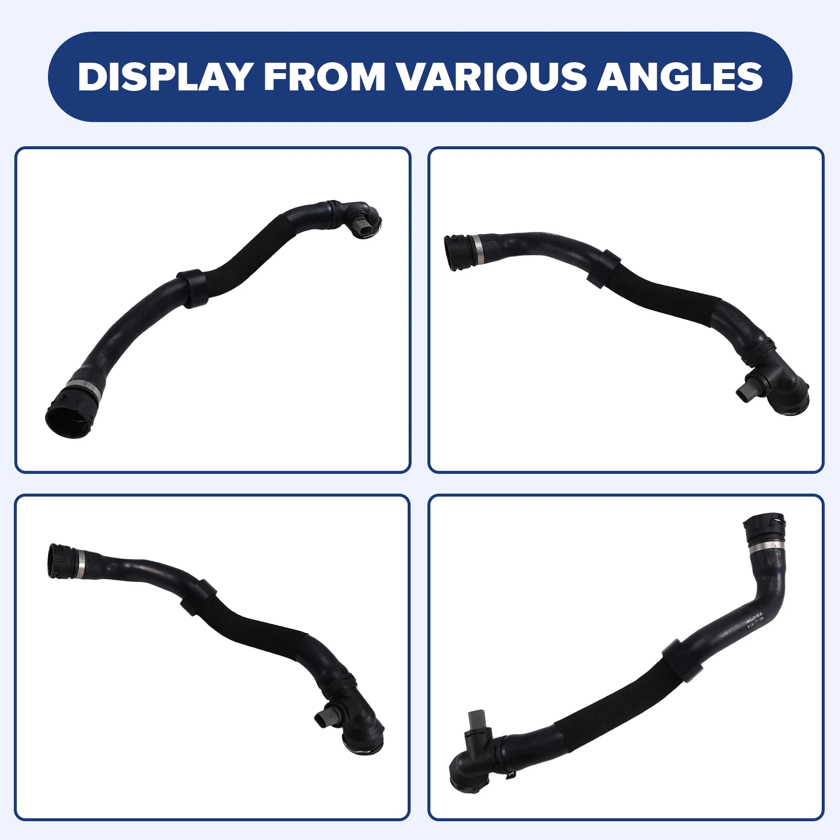 1K0122051GN Radiator Coolant Hose With Sensor For Skoda Superb Haorui Octavia Mingrui Yeti VW Golf Passat Jetta Beetle