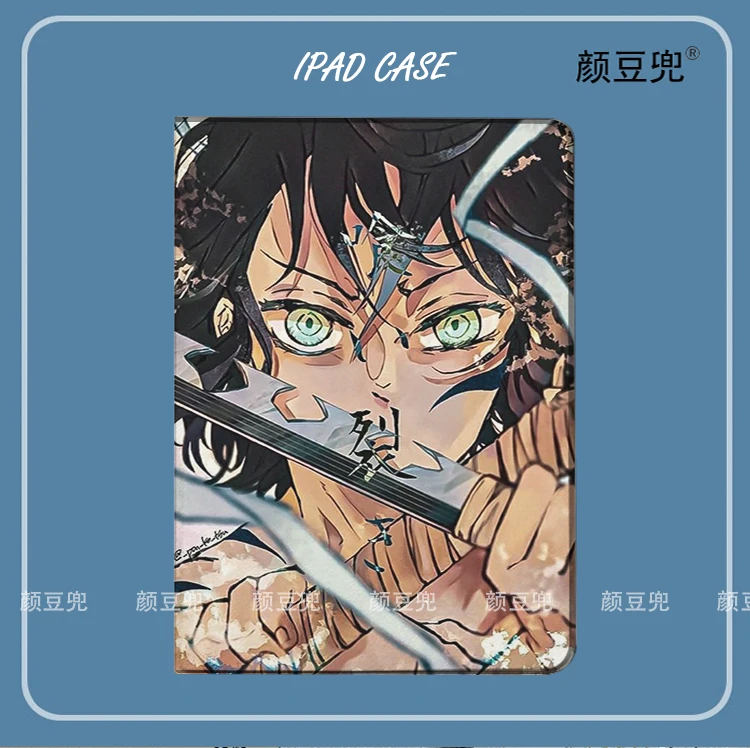 

Hashibira Inosuke Anime Case For Galaxy Tab A7 Lite 8.7 2021 Case S9 Plus Tri-fold stand Cover Galaxy Tab S6 Lite