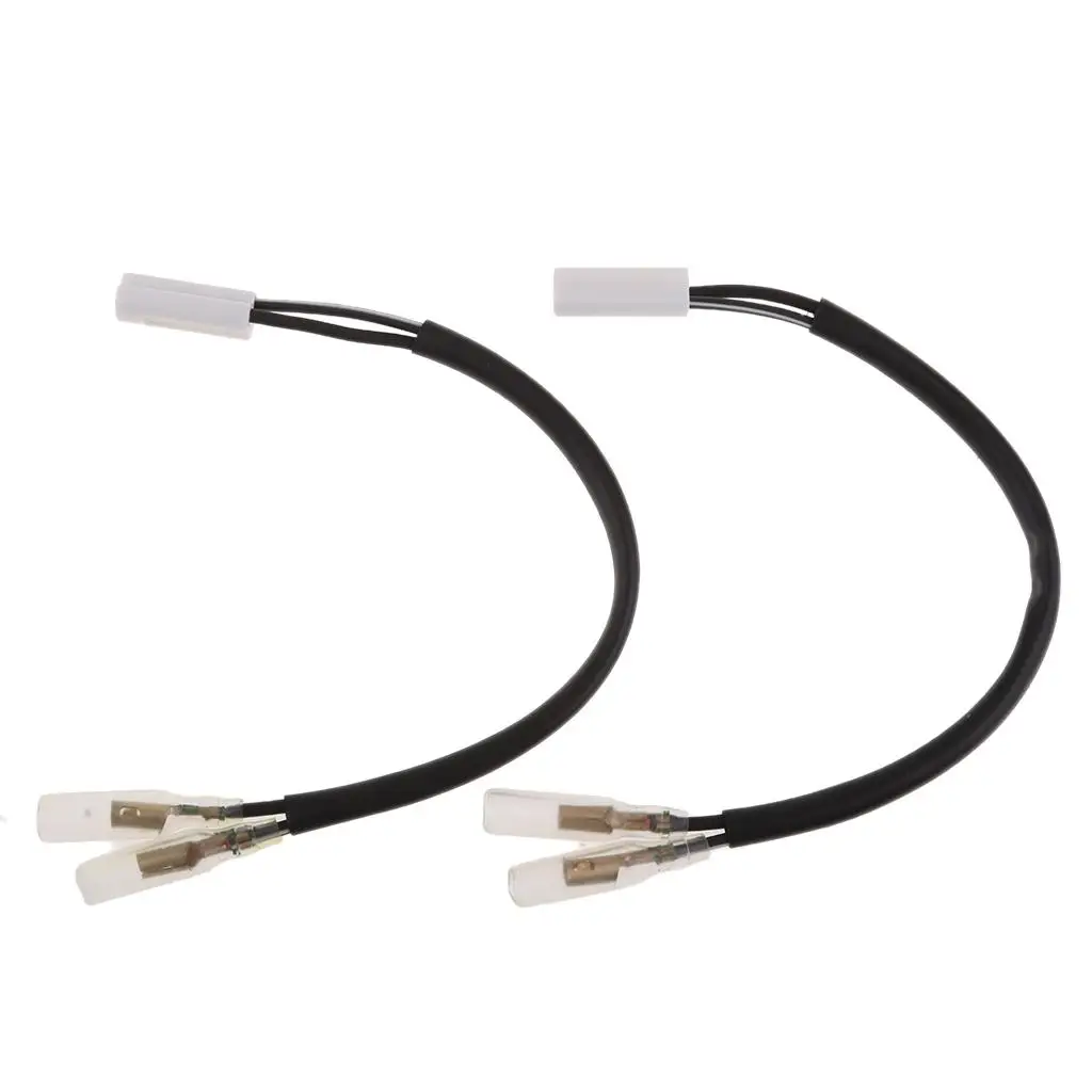 

Turn Signal Adapter Plug Wiring Harness Set Universal Blinker Connector for Yamaha FZ1 FZ6N YZF R6 RJ05 Replace