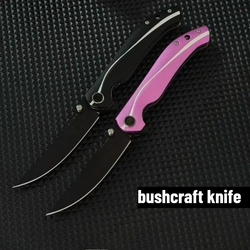 

BM atrd Folding Knife D2 Blade Aluminum Alloy Handle edc multitool knives utility cutting outdoor bushcraft tactical knife