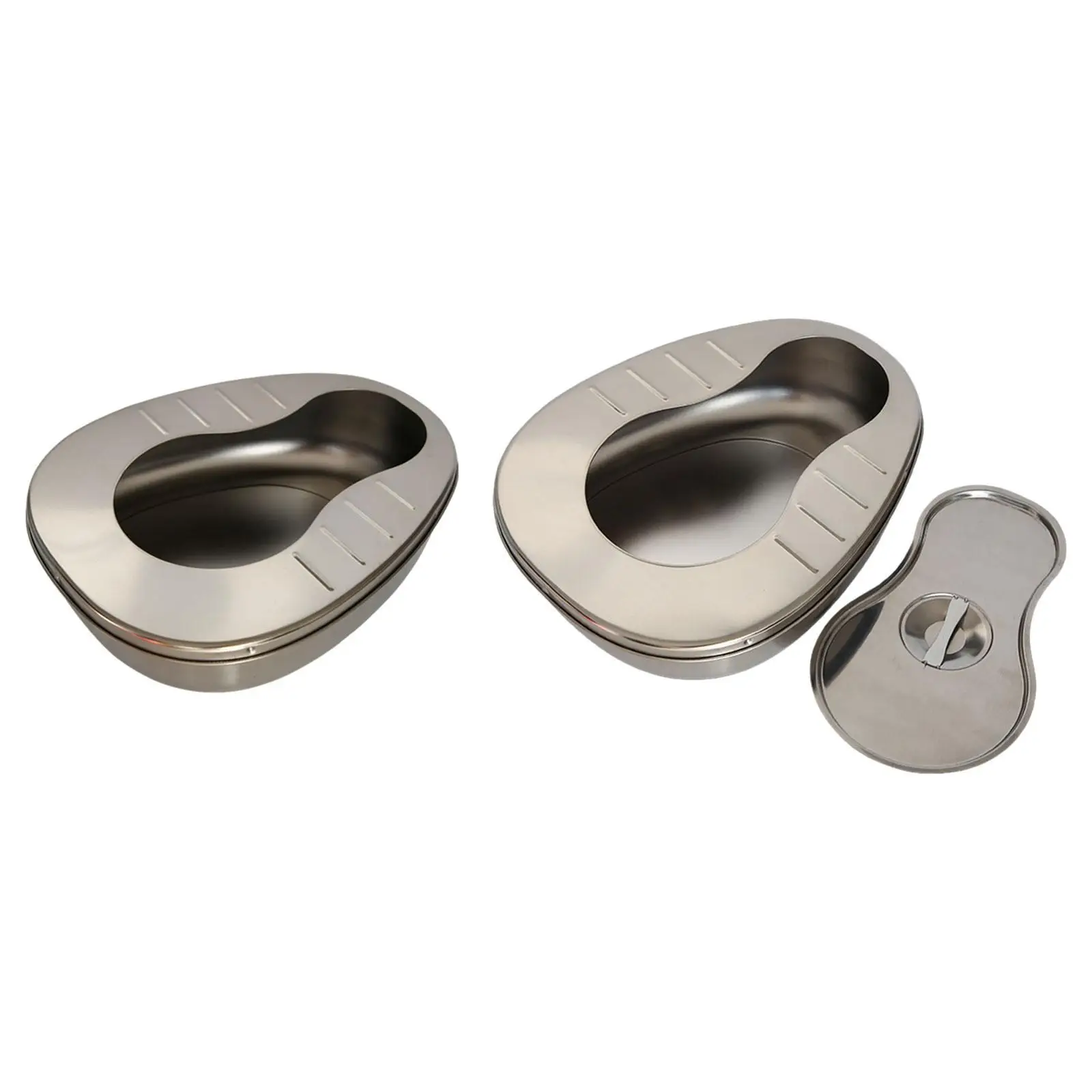 كبار السن Bedpan مستقرة سميكة متعددة الأغراض السلس العملي تبول الحاويات المنزل #2