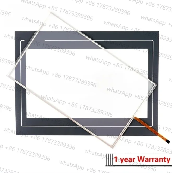 DOP-110CS شاشة تعمل باللمس زجاج لوحة محول الأرقام لشاشة لمس دلتا DOP-110CS مع التسمية الأمامية طبقة رقيقة واقية احباط