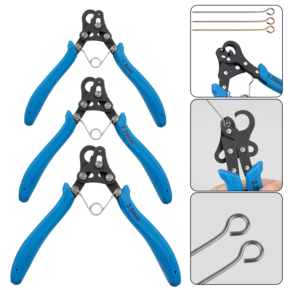 

1.5/2.25/3mm Wire Rolling Plier Set for Wire Winding Bending Repair Jewelry Making Tool Round Nose Pliers for Wire Ring Wrapping