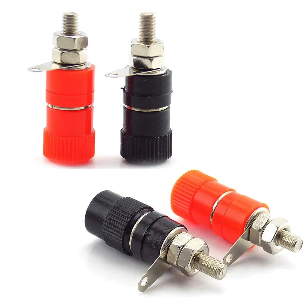 JS-910B JS-919 Terminal Wire Connectors JS-910B Jack Socket Female Binding Banana Plugs Terminal Connector Binding Post 4mm Bana