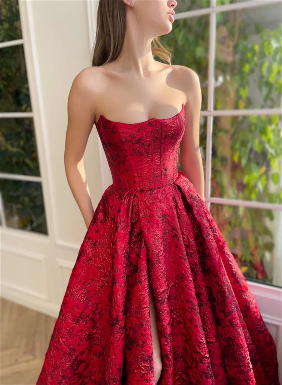 Shiyicey Red 2024 Printing Ball-Gown Backless Sleeveless Floor-length Dress Graduation Party Evening Elegant Luxury Celebrity