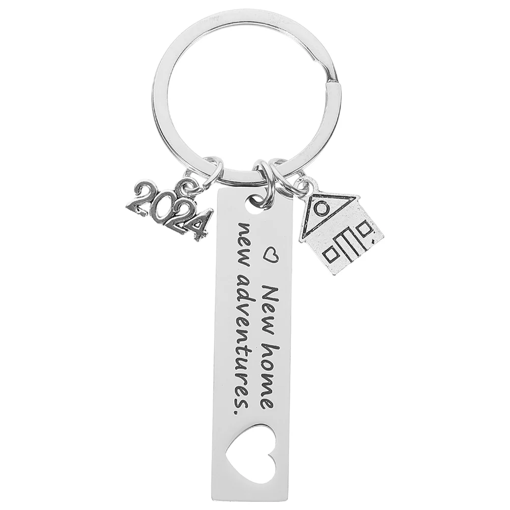2024 Commemorative Keychain New Year Housewarming Decorations Fob Small Bag Keyring