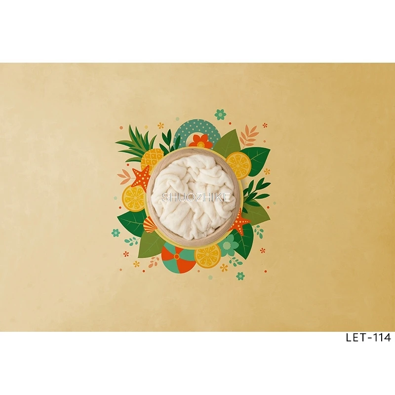 Neugeborenen Porträt Fotografie Hintergrund Blumen schwingen Geburtstag Kunst Hintergrund Baby Fotogalerie Requisiten lassen-02