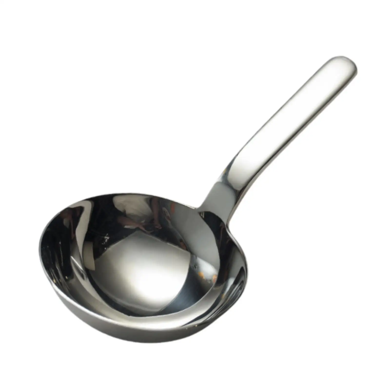 Picture 4: Deep Soup Spoon Soup Ladle Stainless Steel Heavy Duty Short Handle Gravy Spoon