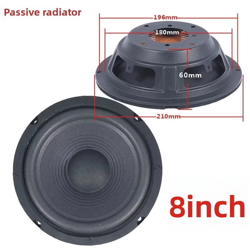 MW Audio 1 stks 8 10 12 15 Inch Fake Speaker Bass Passieve Radiator Omkerende Ijzeren Wastafel Houder Rubberen Rand