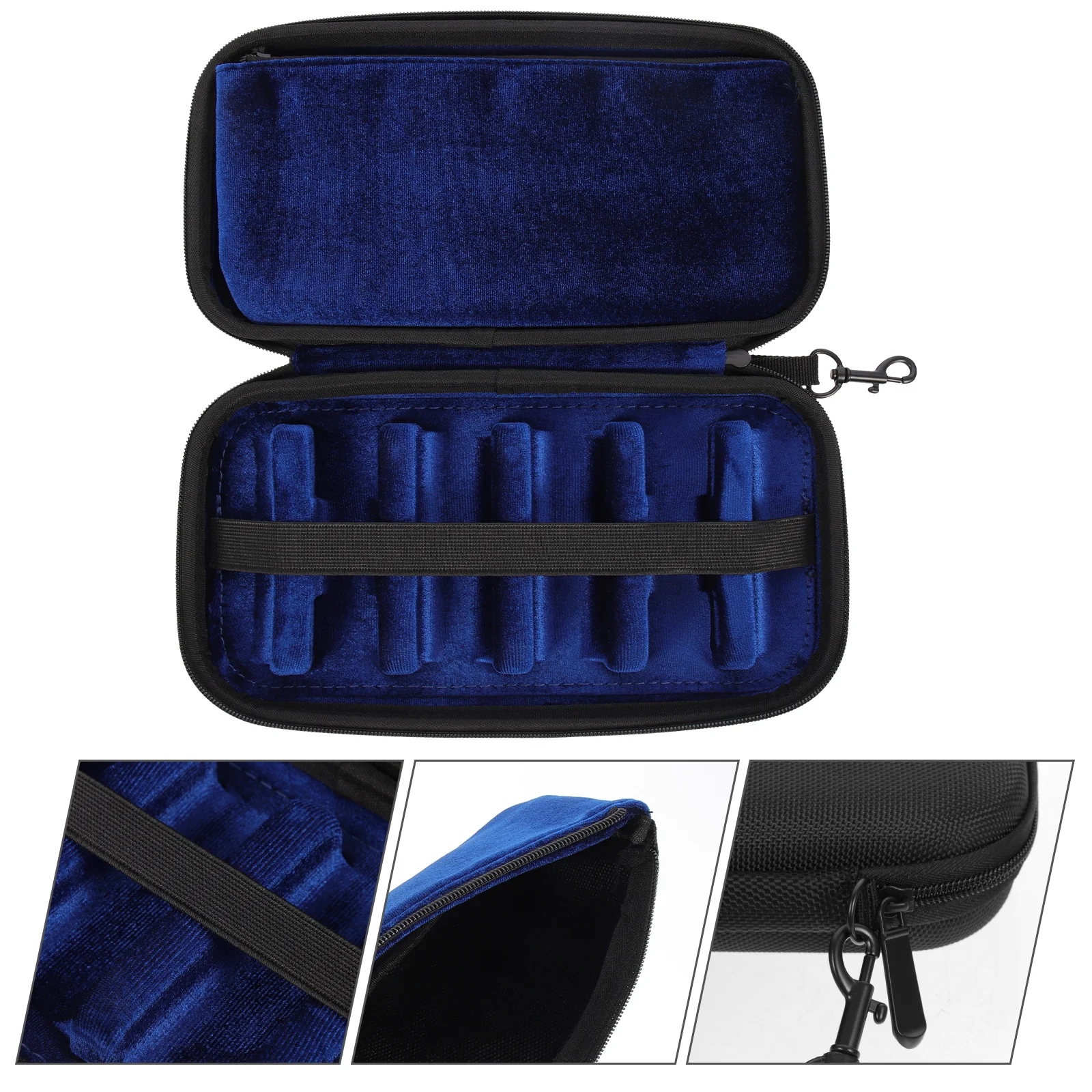 

Sturdy Oxford Cloth Holder For Portable Musical Instruments Box Beginner Saxophone Mouthpiece Case EVA Storage Container