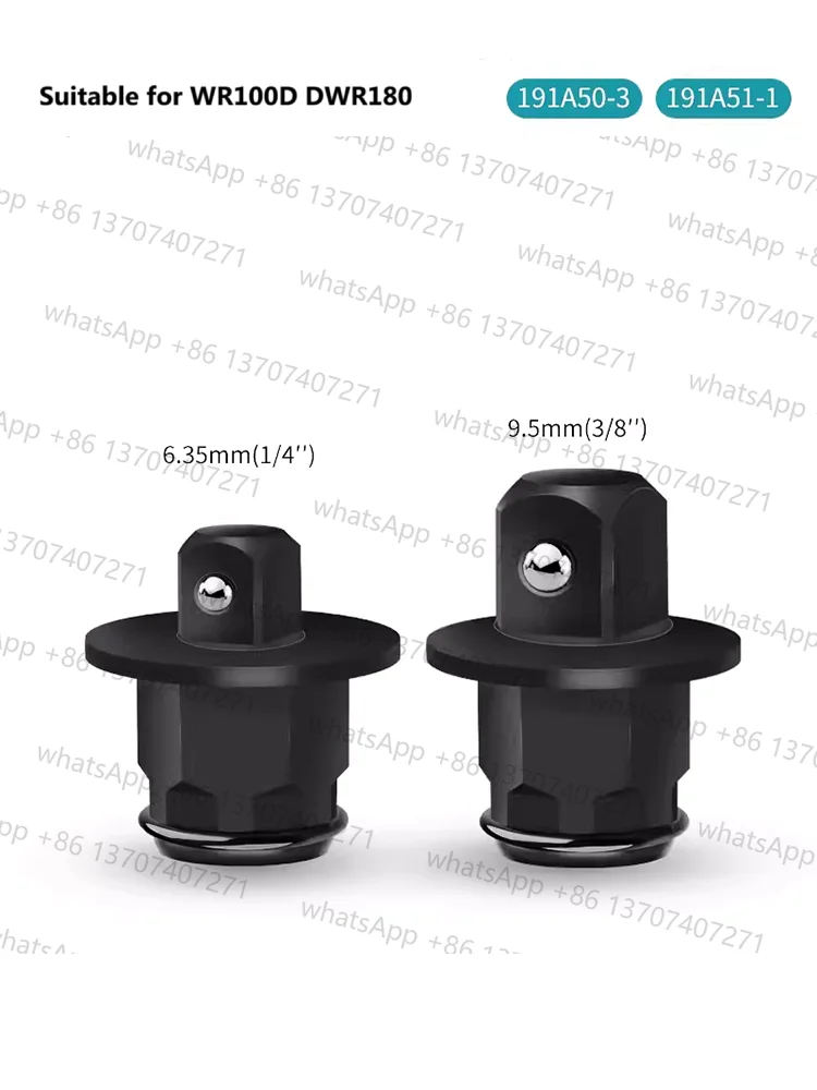 オリジナルアングル電動ラチェットレンチ-wr100d-dwr180-ソケットアダプター-191a51-1-191a50-3