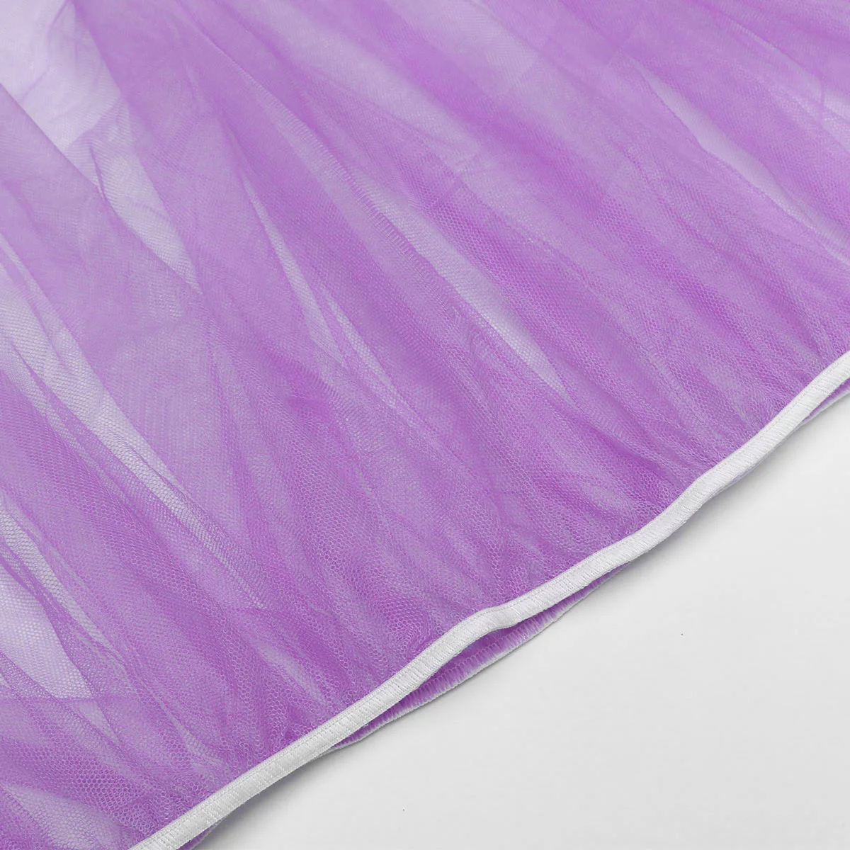 

Baby Stroller Mosquito Net Cover Universal Fit For Cribs Cradles Playpens Elastic Adjustable Mesh Edging (Purple)