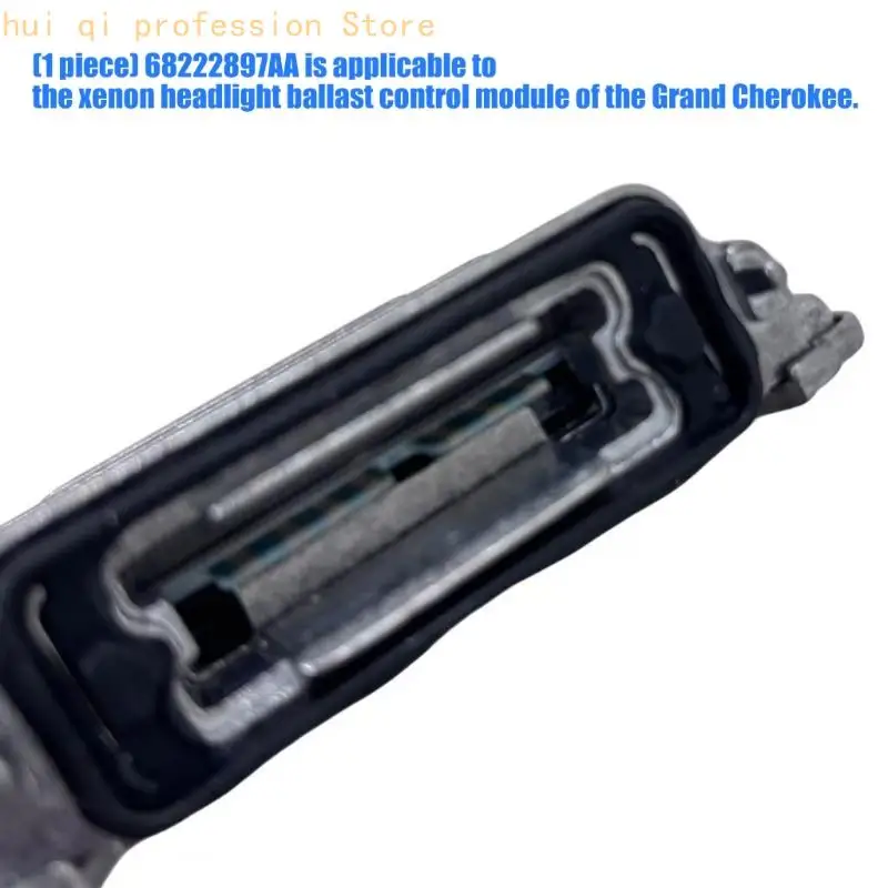 68222897AA 63117180050 89089352 Vehicle Headlight Ballast Unit for Lighting Repairs, Finned Metal Control Part for Lighting H8WE