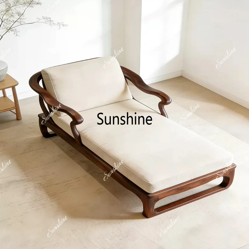 

minimalist sofa, balcony lazy, single chair, solid wood princess